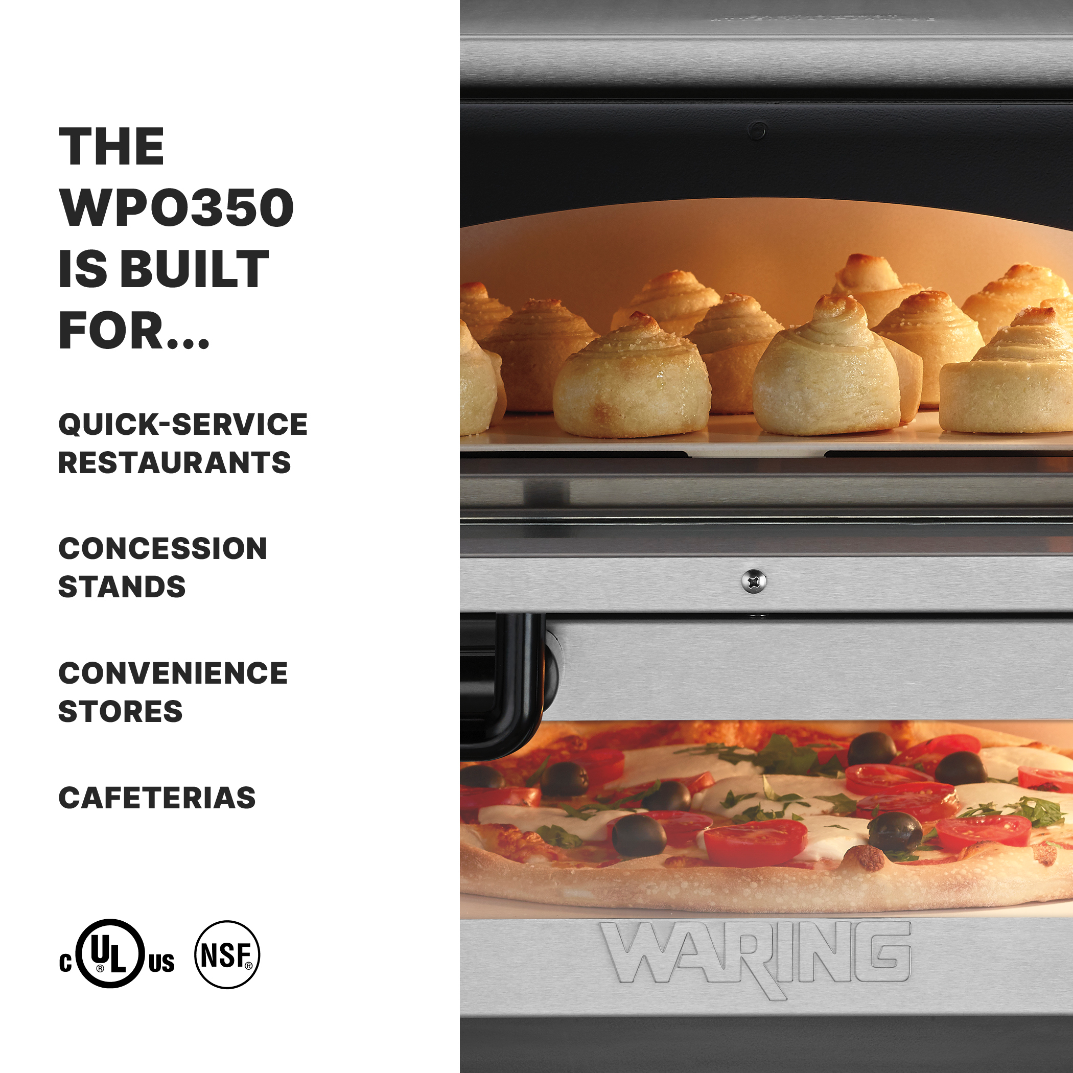 14" Double-Deck Pizza Oven